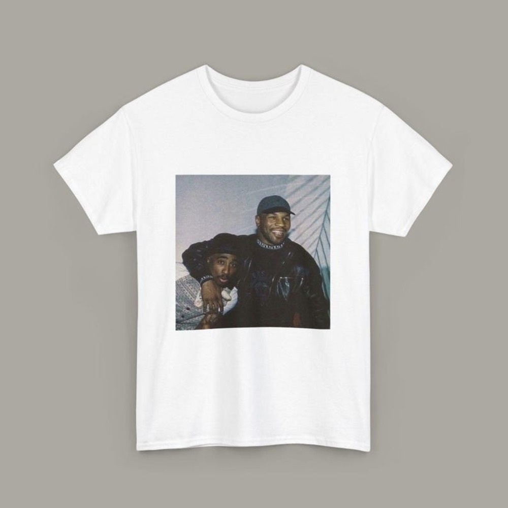 Mike Tyson And Tupac Customisable Cotton Tee